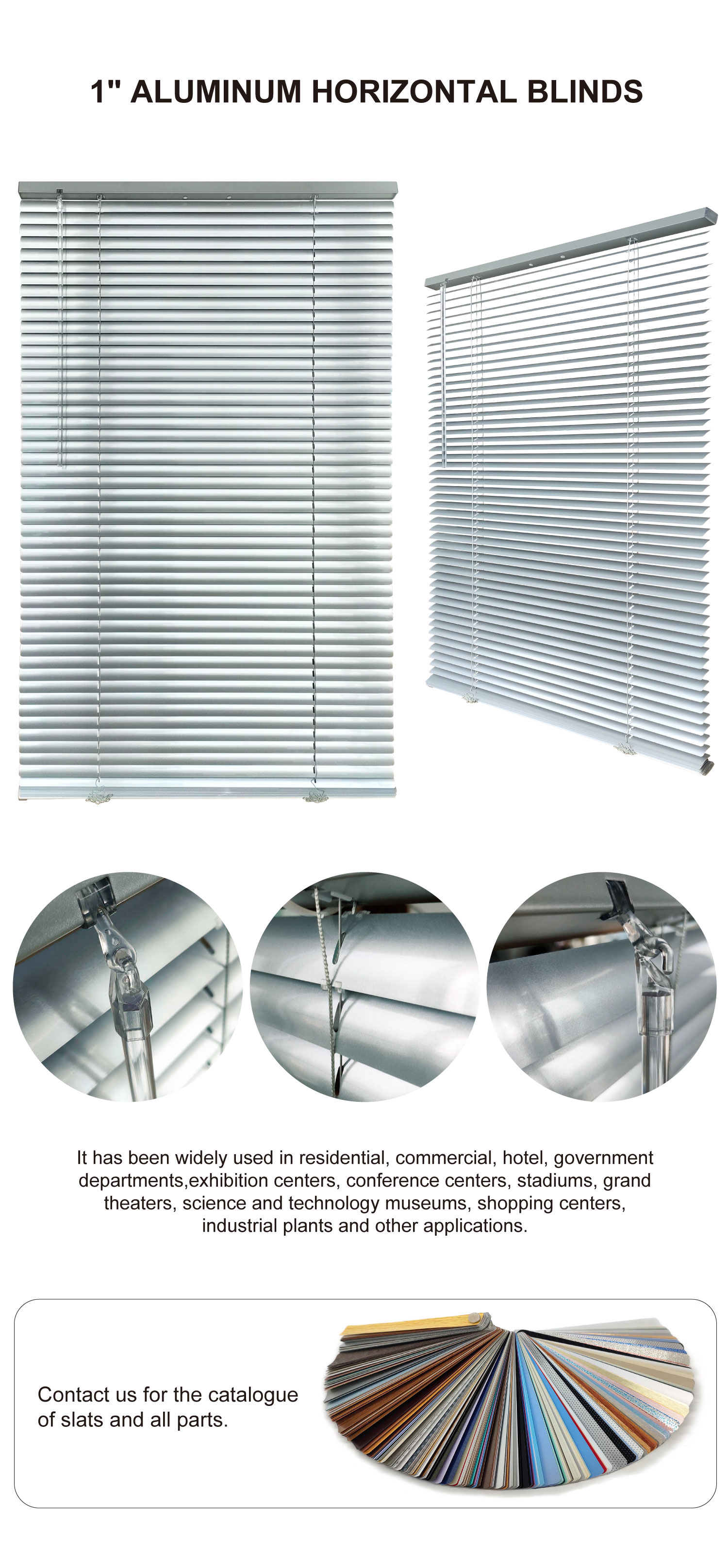 C-Shaped Aluminum Blinds