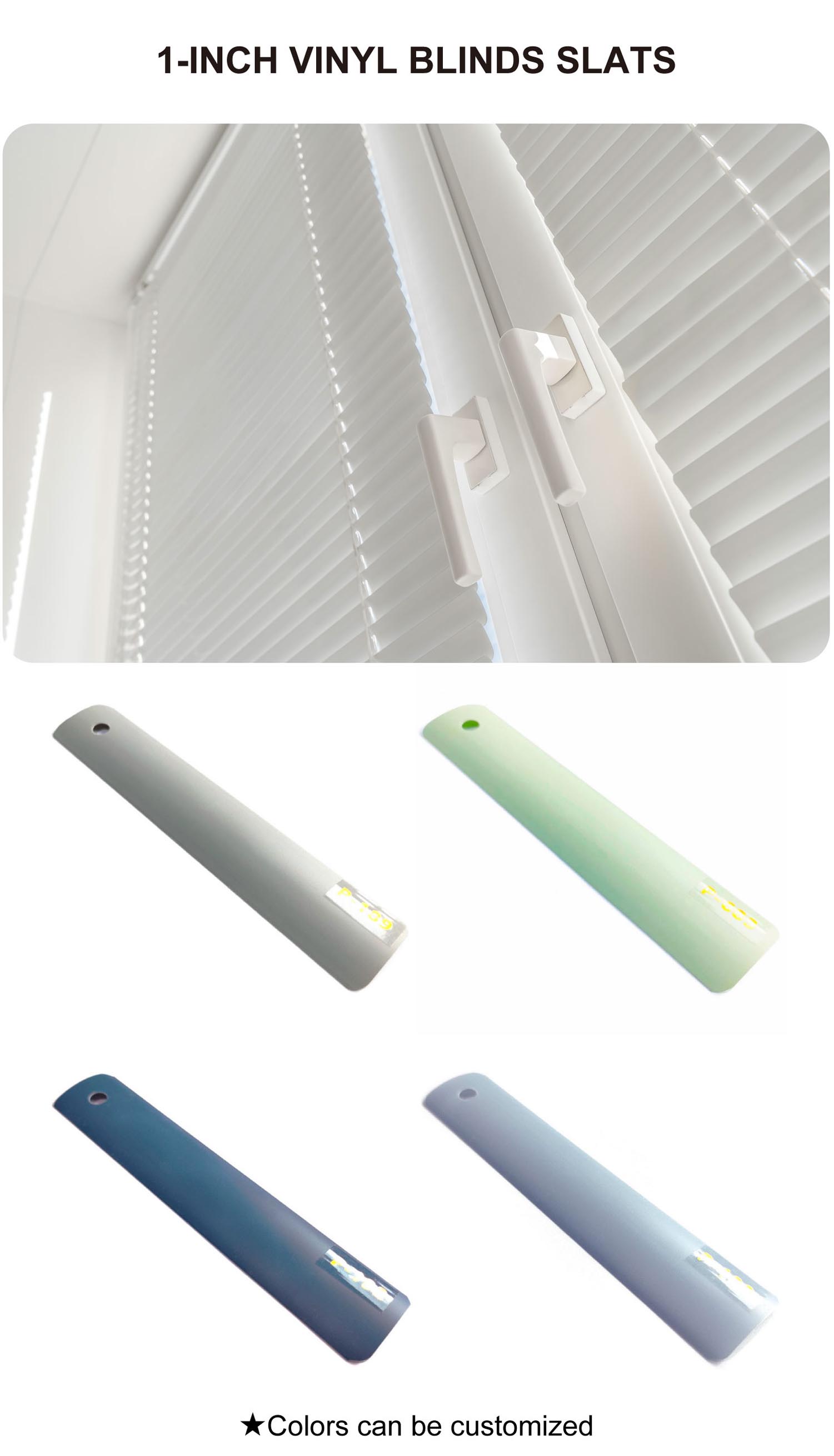 Solid-Color-1”-PVC-Venetian-Blinds-Slats